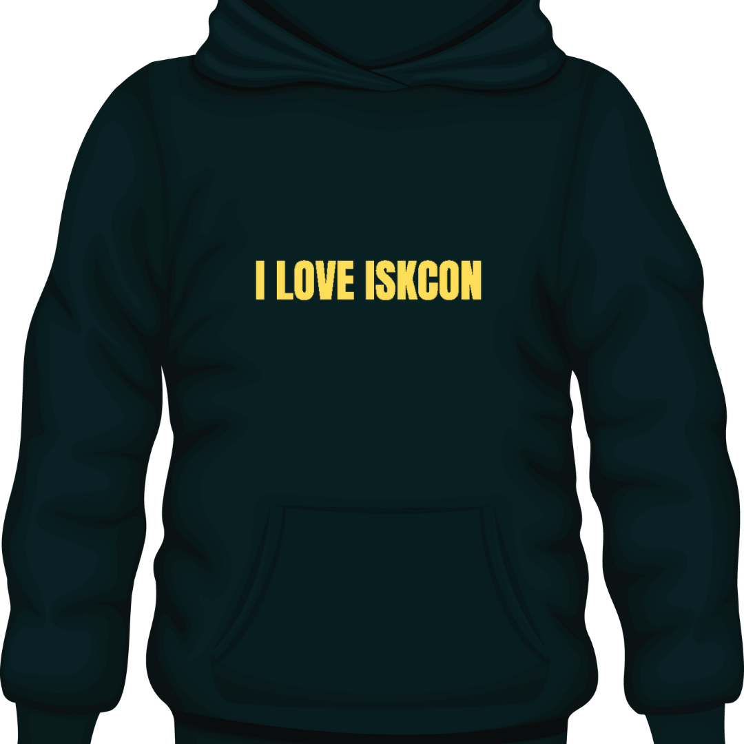 "I LOVE ISKCON" Premium Hoodie