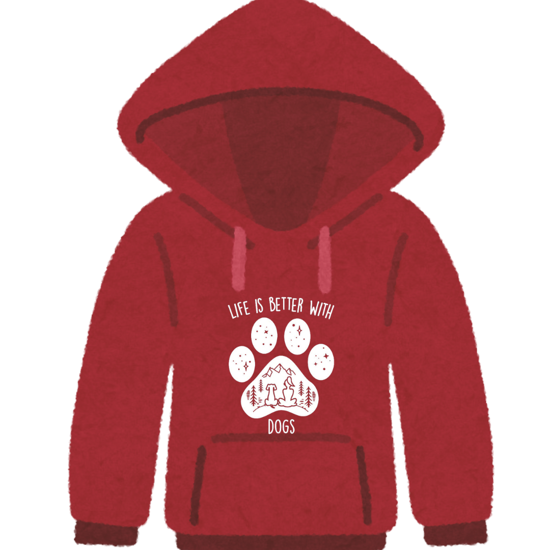 "Life is Better with Dogs" Premium Hoodie