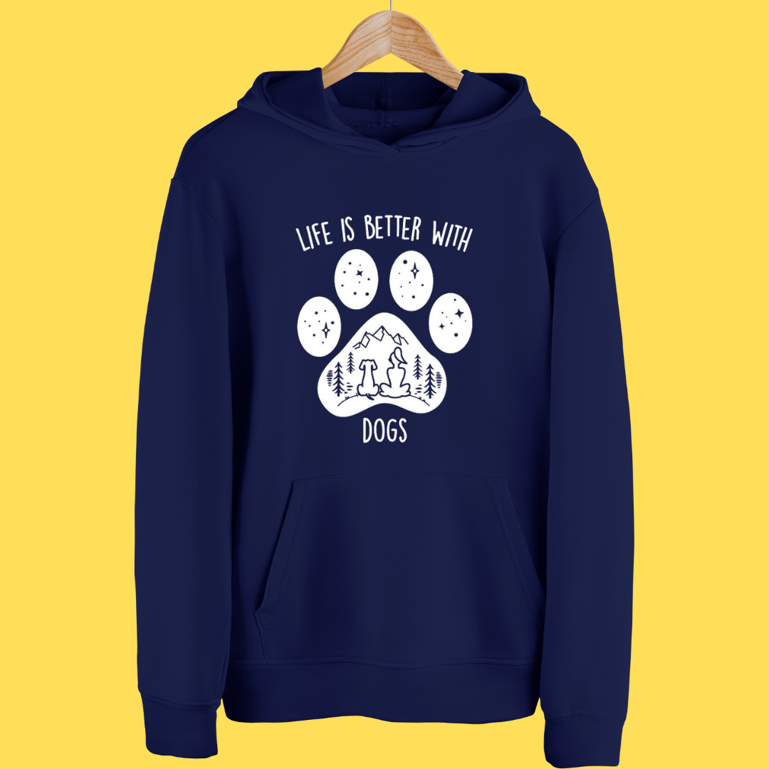 "Life is Better with Dogs" Premium Hoodie