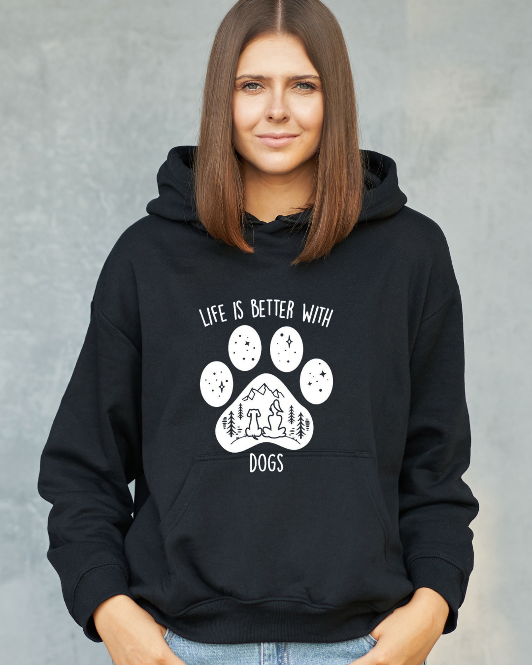 "Life is Better with Dogs" Premium Hoodie