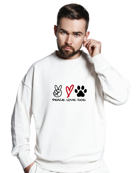 Peace Love Dog Sweatshirt